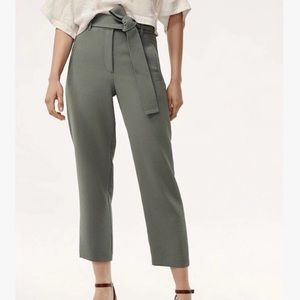 Aritzia Jallade Tie Waist Pant